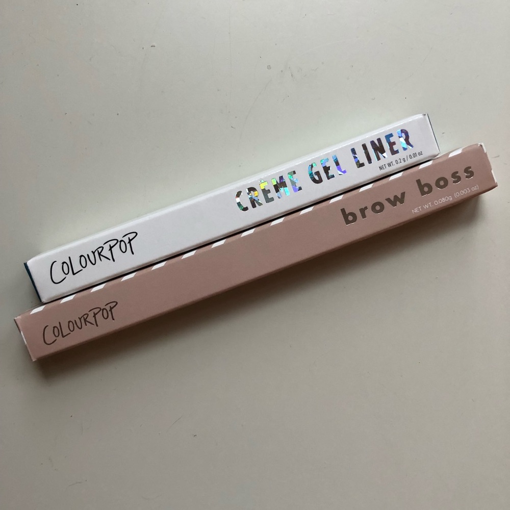 BRAND NEW Colorpop liner and brow liner